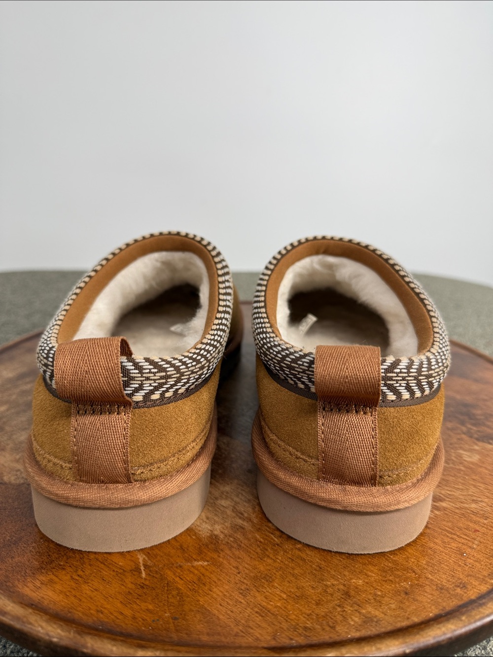 Koolaburra Ugg Slippers Wm 11 Burree Chestnut/Tan Suede Slip-On Clog Shoe - Picture 5 of 13
